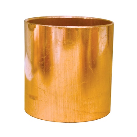 3/8 In. Wrot/ACR Solder Joint Copper Coupling Socket Less Tube Stop